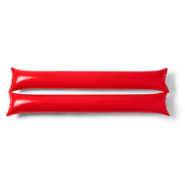 Stamina Jamboree plastic inflatable mat in red, ready for logo printing