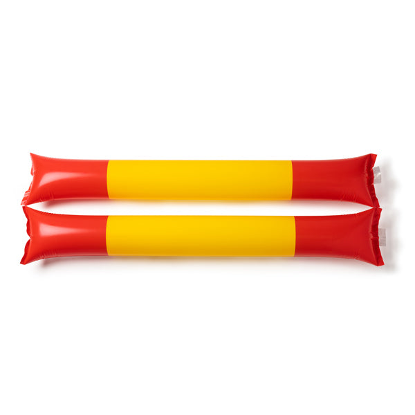 Stamina Suport set of inflatable and reusable cheer batons, ready for logo printing