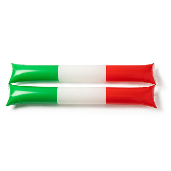 Stamina Suport set of inflatable and reusable cheer batons in italy, ready for logo printing
