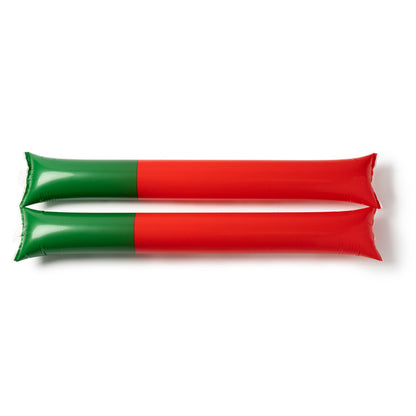Stamina Suport set of inflatable and reusable cheer batons in portugal, ready for logo printing