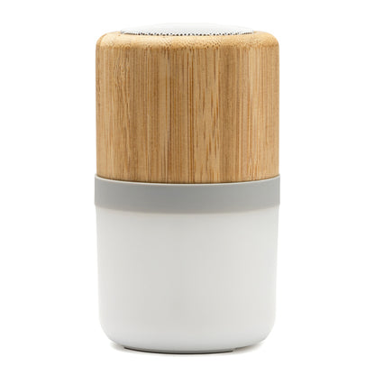 Stamina Ozcan bamboo Bluetooth speaker in bamboo, ready for laser engraving