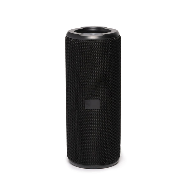 Stamina Umek aBS+polyester Bluetooth speaker in black, ready for laser engraving