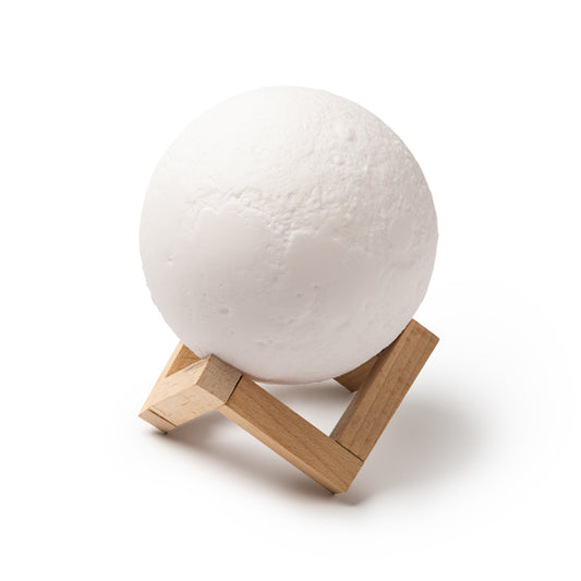 Stamina Moon wood Bluetooth speaker, ready for laser engraving