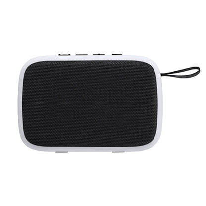 Stamina Armin two-tone wireless Bluetooth speaker in white, ready for logo printing