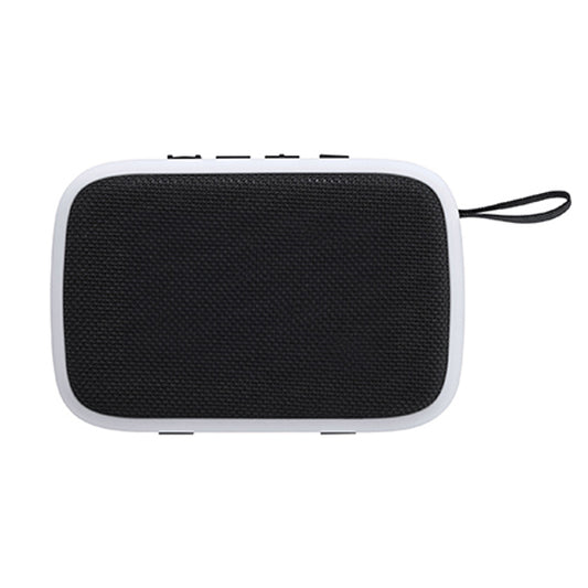 Stamina Armin two-tone wireless Bluetooth speaker in white, ready for logo printing