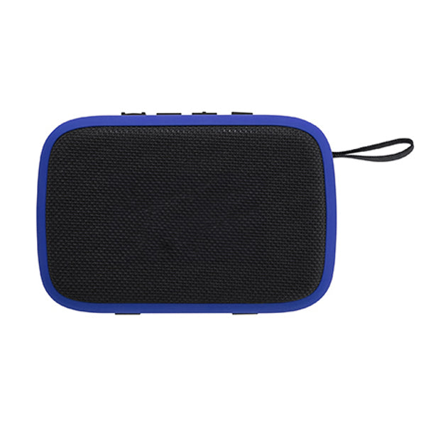Stamina Armin two-tone wireless Bluetooth speaker in royal blue, ready for logo printing