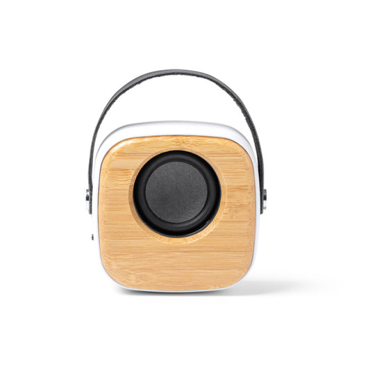 Stamina Alesso aBS Bluetooth speaker in bamboo, ready for laser engraving
