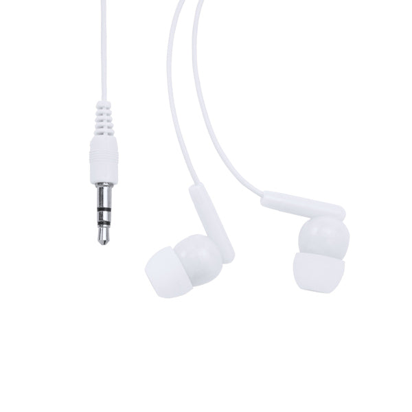 Stamina Punk a transparent PVC headset in white, ready for logo printing