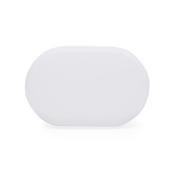 Stamina Funk plastic headset in white, ready for logo printing