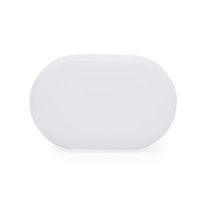 Stamina Funk plastic headset in white, ready for logo printing