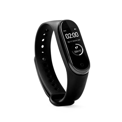 Stamina Draco activity tracker with a TPU body in black, ready for laser engraving