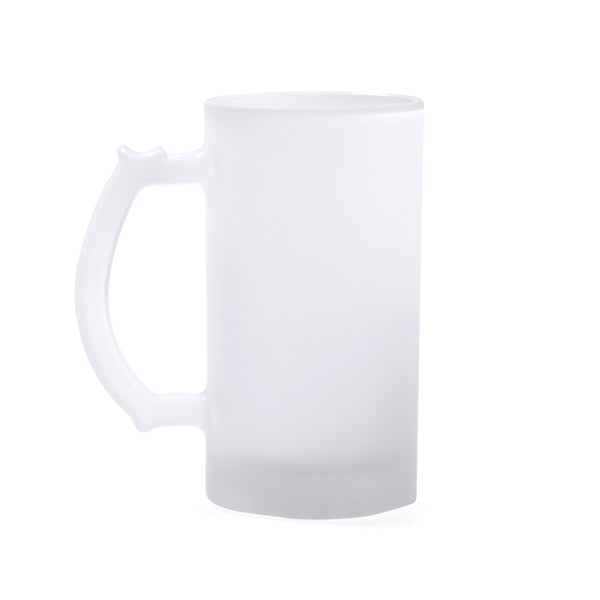 Stamina Adaya frosted borosilicate glass jar in transparent, ready for logo printing