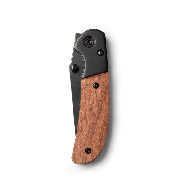 Stamina Goliat stainless steel and natural pocket knife in beige, ready for laser engraving
