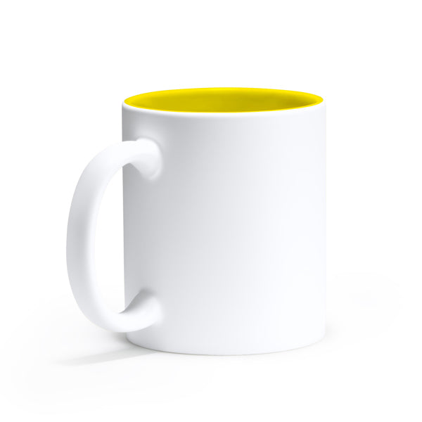 Stamina Roibo ceramic mug 350 ml in yellow, ready for logo printing