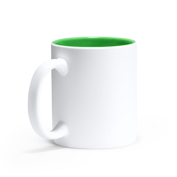 Stamina Roibo ceramic mug 350 ml in fern green, ready for logo printing