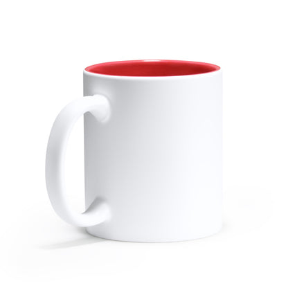 Stamina Roibo ceramic mug 350 ml in red, ready for logo printing