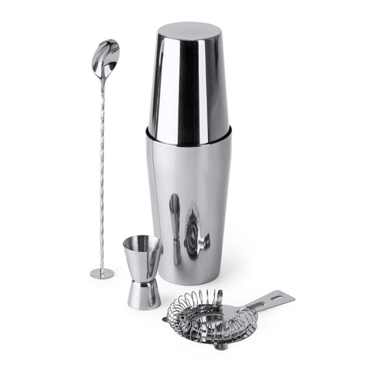 Stamina Larius stainless steel cocktail set, ready for laser engraving