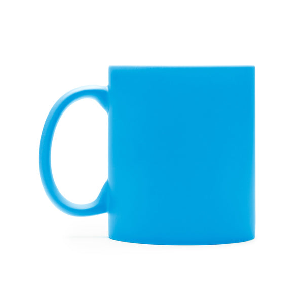Stamina Walax promotional ceramic mug 350 ml in light royal, ready for laser engraving