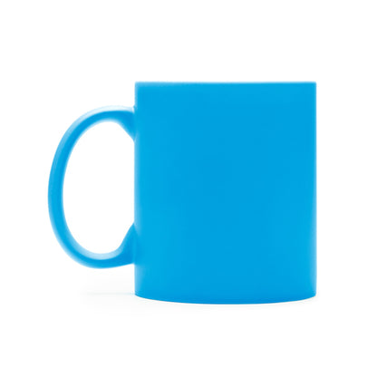 Stamina Walax promotional ceramic mug 350 ml in light royal, ready for laser engraving