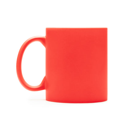 Stamina Walax promotional ceramic mug 350 ml in red, ready for laser engraving