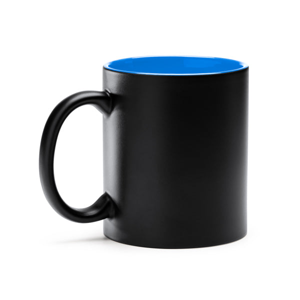 Stamina Macha ceramic mug 350 ml in light royal, ready for logo printing