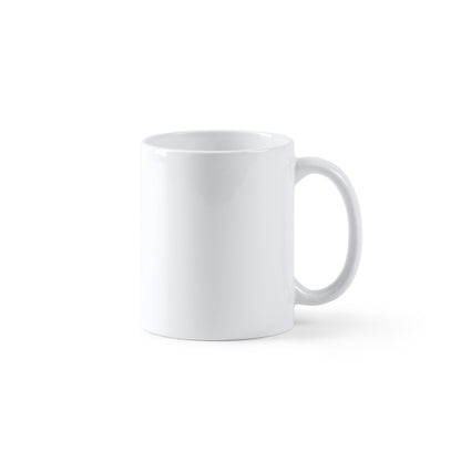 Stamina Lemon 350ml high quality ceramic mug 350 ml in white, ready for logo printing
