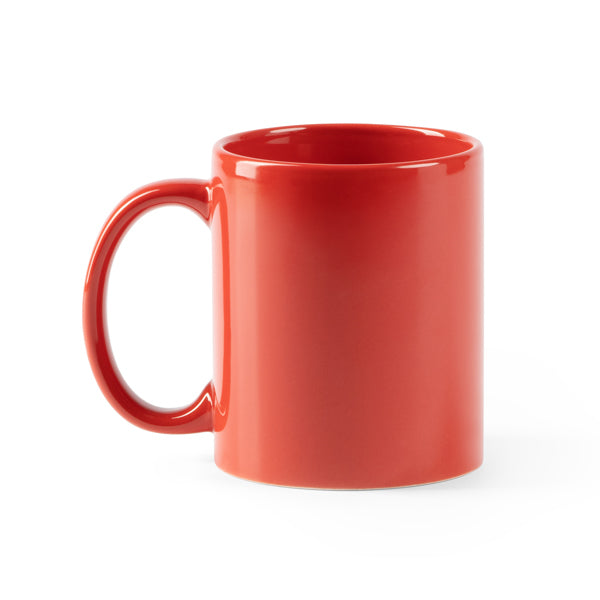Stamina Papaya 370ml capacity ceramic mug 370 ml, ready for logo printing