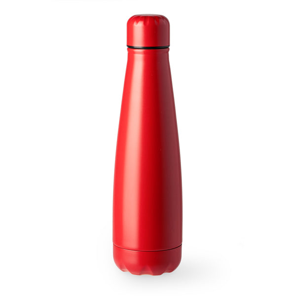 Stamina Pita stainless steel bottle 630 ml in red, ready for laser engraving