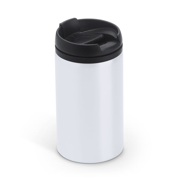 Stamina Milu stainless steel mug 290 ml in white, ready for laser engraving