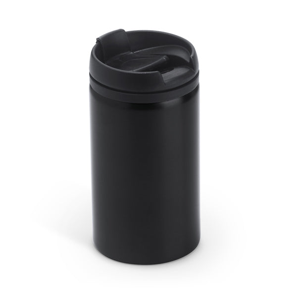 Stamina Milu stainless steel mug 290 ml in black, ready for laser engraving