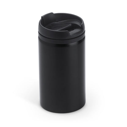 Stamina Milu stainless steel mug 290 ml in black, ready for laser engraving