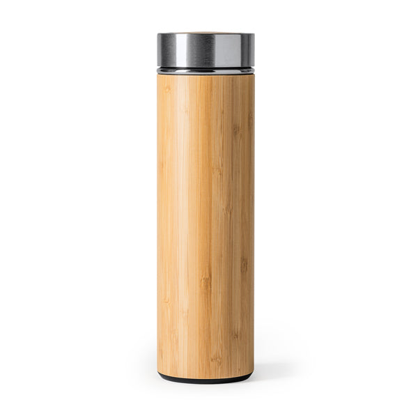 Stamina Kinata stainless steel and bamboo thermal cup 500 ml, ready for laser engraving