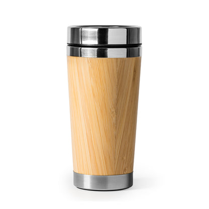 Stamina Yaba bamboo and stainless steel mug 500 ml, ready for laser engraving
