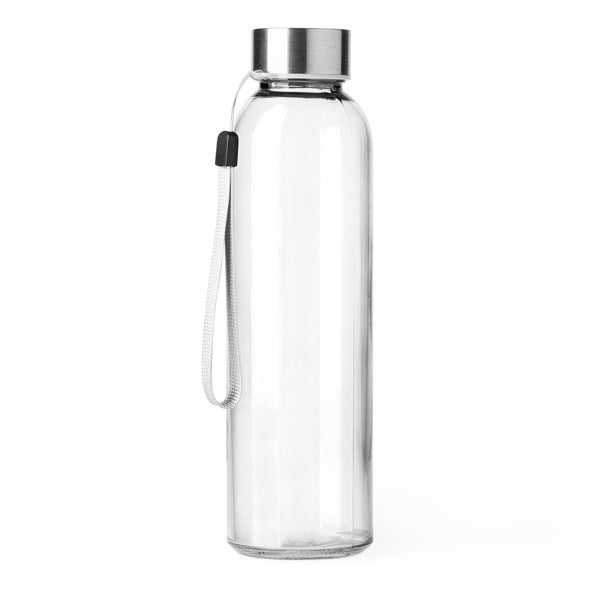 Stamina Alfe glass bottle 500 ml in transparent, ready for laser engraving
