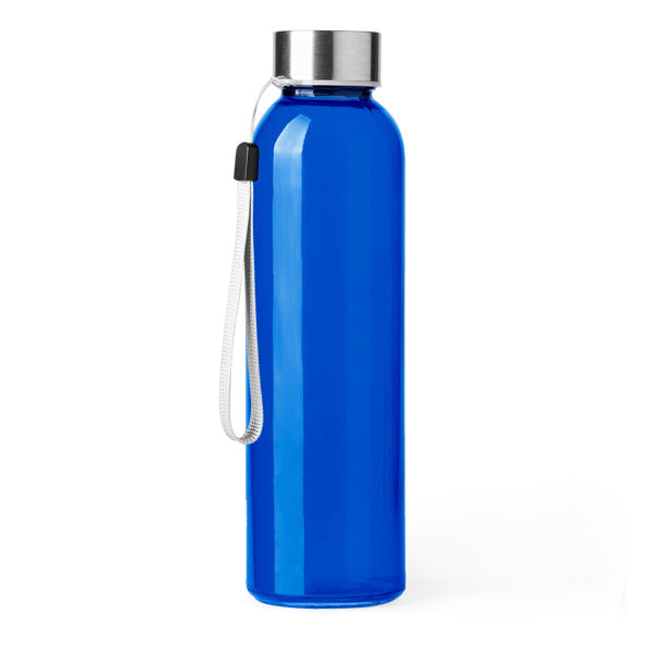 Stamina Alfe glass bottle 500 ml in royal blue, ready for laser engraving