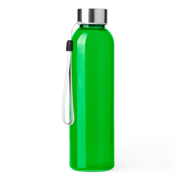 Stamina Alfe glass bottle 500 ml in fern green, ready for laser engraving