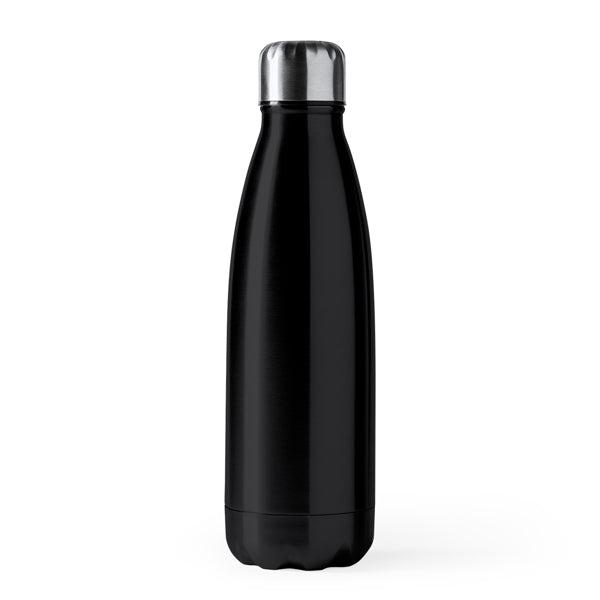 Stamina Alpinia stainless steel bottle 700 ml in black, ready for laser engraving
