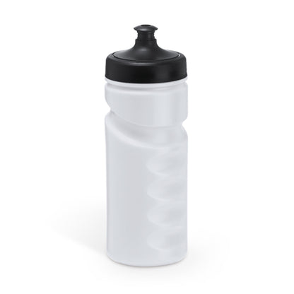 Stamina Running pE sports bottle 520 ml in white, ready for logo printing