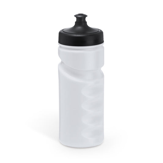 Stamina Running pE sports bottle 520 ml in white, ready for logo printing
