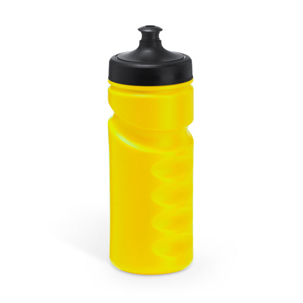 Stamina Running pE sports bottle 520 ml in yellow, ready for logo printing