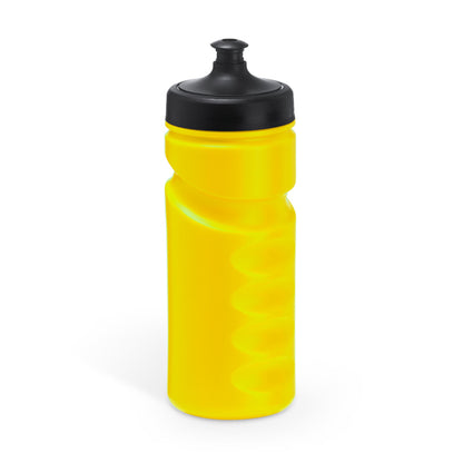 Stamina Running pE sports bottle 520 ml in yellow, ready for logo printing