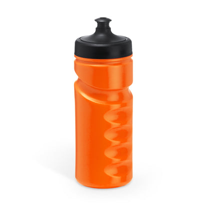 Stamina Running pE sports bottle 520 ml in orange, ready for logo printing