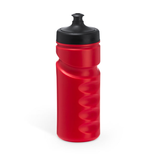 Stamina Running pE sports bottle 520 ml in red, ready for logo printing