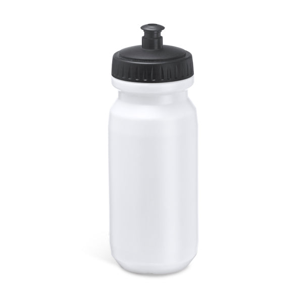 Stamina Biking pE sports bottle 620 ml in white, ready for logo printing