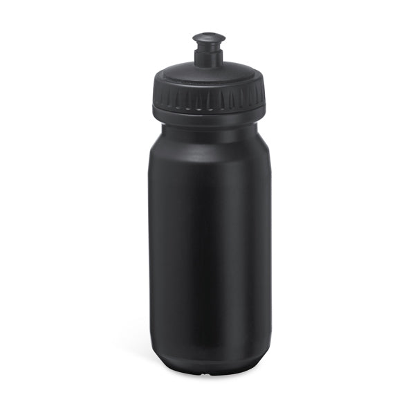 Stamina Biking pE sports bottle 620 ml in black, ready for logo printing