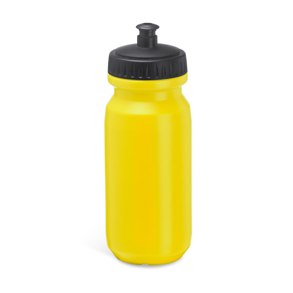 Stamina Biking pE sports bottle 620 ml in yellow, ready for logo printing