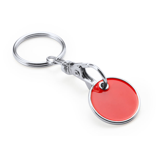 Stamina Tonic metal and enamel keyring, ready for logo printing