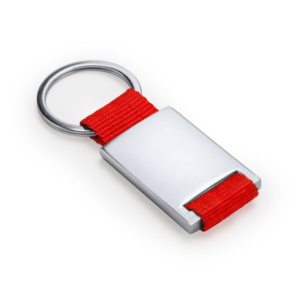 Stamina Mineral metal and polyester keyring, ready for logo printing