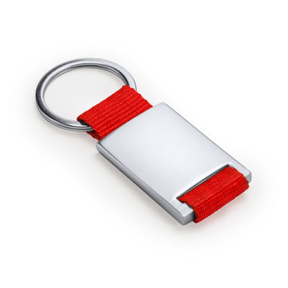 Stamina Mineral metal and polyester keyring, ready for logo printing