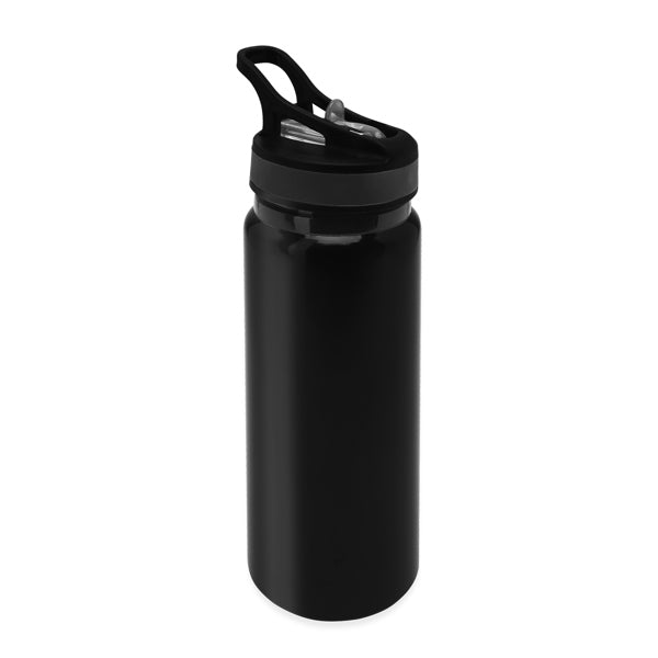 Stamina Chito aluminium and PP bottle 680 ml in black, ready for laser engraving